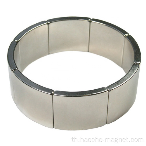 ประเภทอาร์คประเภท Neodymium Magnet สำหรับมอเตอร์